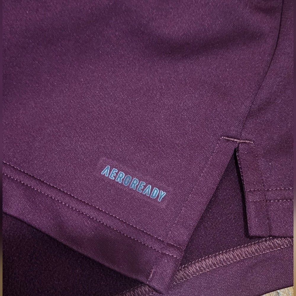 ADIDAS Men's Quarter-Zip High Neck Sweatshirt - Picture 5 of 9
